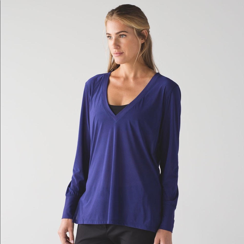 Lululemon Get Low Long Sleeve LS Sheer Mesh